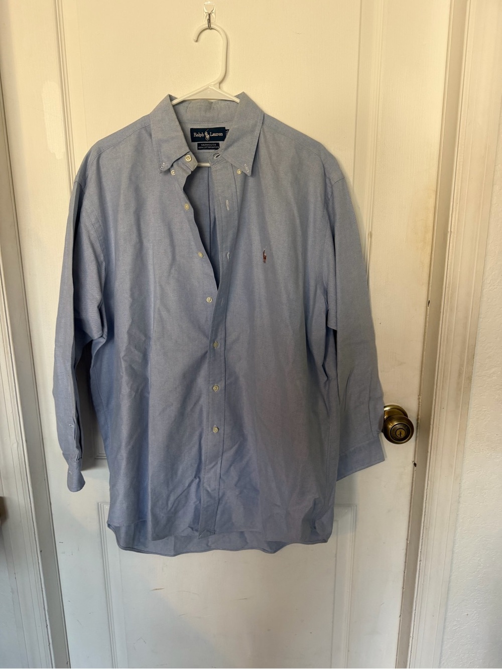 Ralph Lauren Light Blue Button-Down Dress Shirt